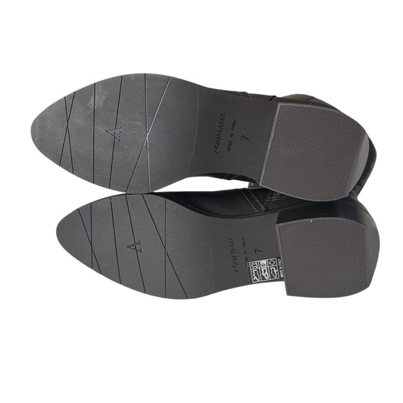 Aquatalia Womens Brown Leather Knee Boots/ size 7. Made in Italy. - Picture 4 of 7